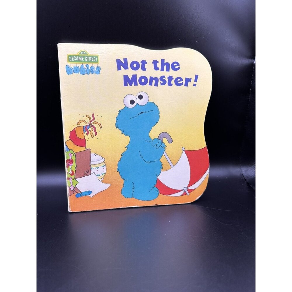 Sesame Street Babies Board Book Vtg Not The Monster Cookie Monster 1994 RARE